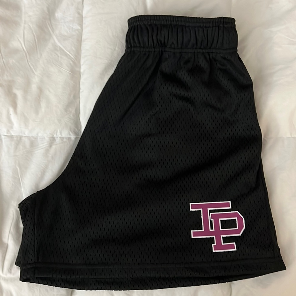 Inaka Double Layer Mesh Shorts Black